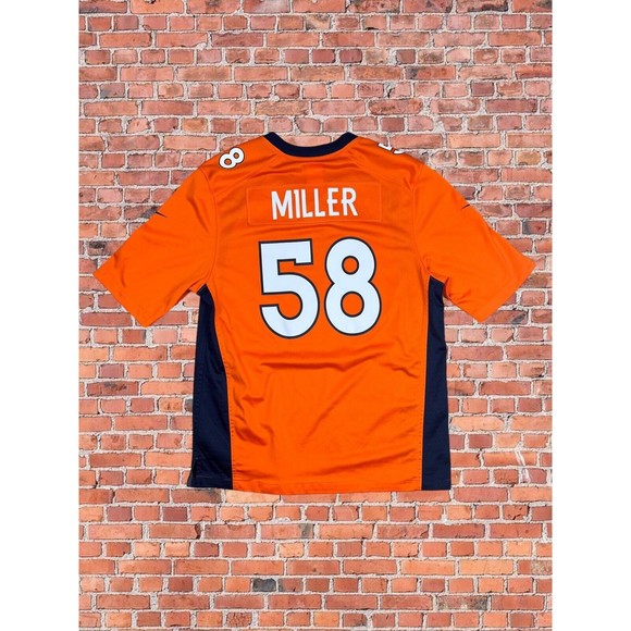 Nike On Field Denver Broncos Von Miller 58 L Sewn Jersey - Picture 2 of 7